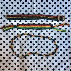 Rasta jewelry set